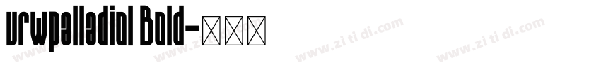 urwpalladiol Bold字体转换